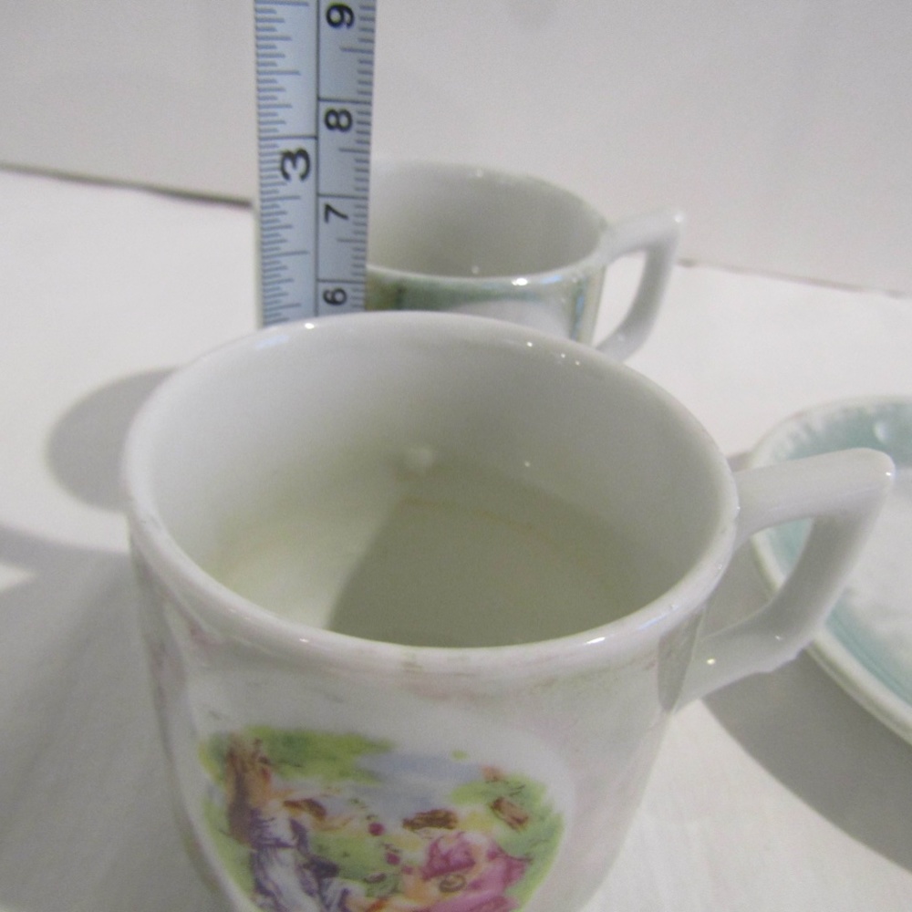 2 Sets Vintage Victorian Women Teacups and Saucers - Picture 12 of 12